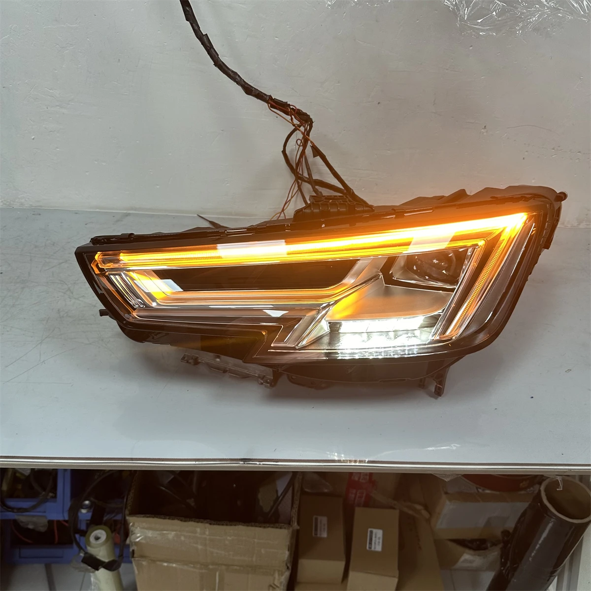 

For Audi A4 B10 B9 LED Headlight Assembly 2017 2018 2019 020 High-quality Original Left Right Lights Head Lamp