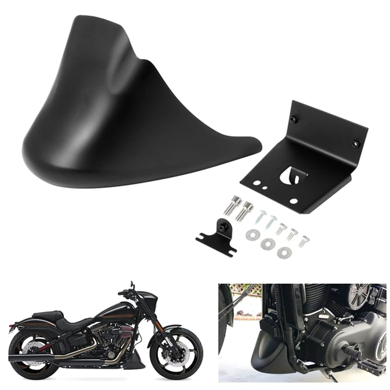 Motorcycle Bright/Matte Black Chin Fairing Lower Front Spoiler Air Dam GTWS