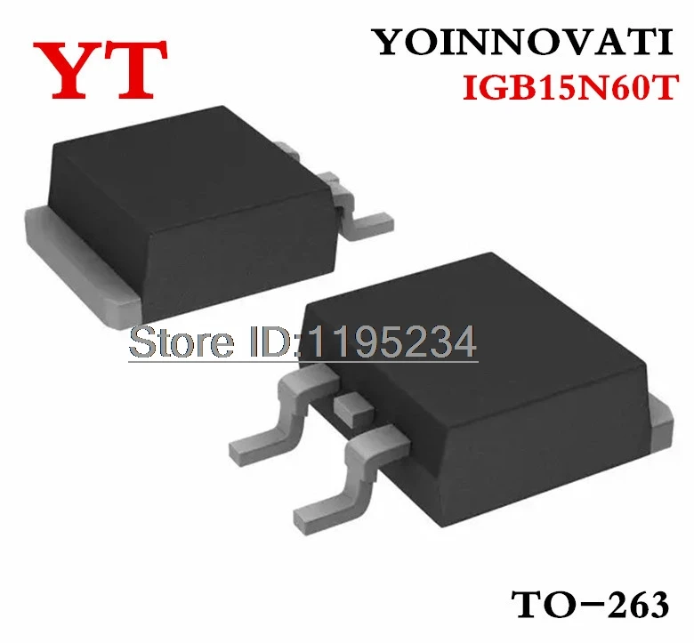 10pcs/lot IGB15N60T 600V 30A 130W TO263 G15N60 Best quality