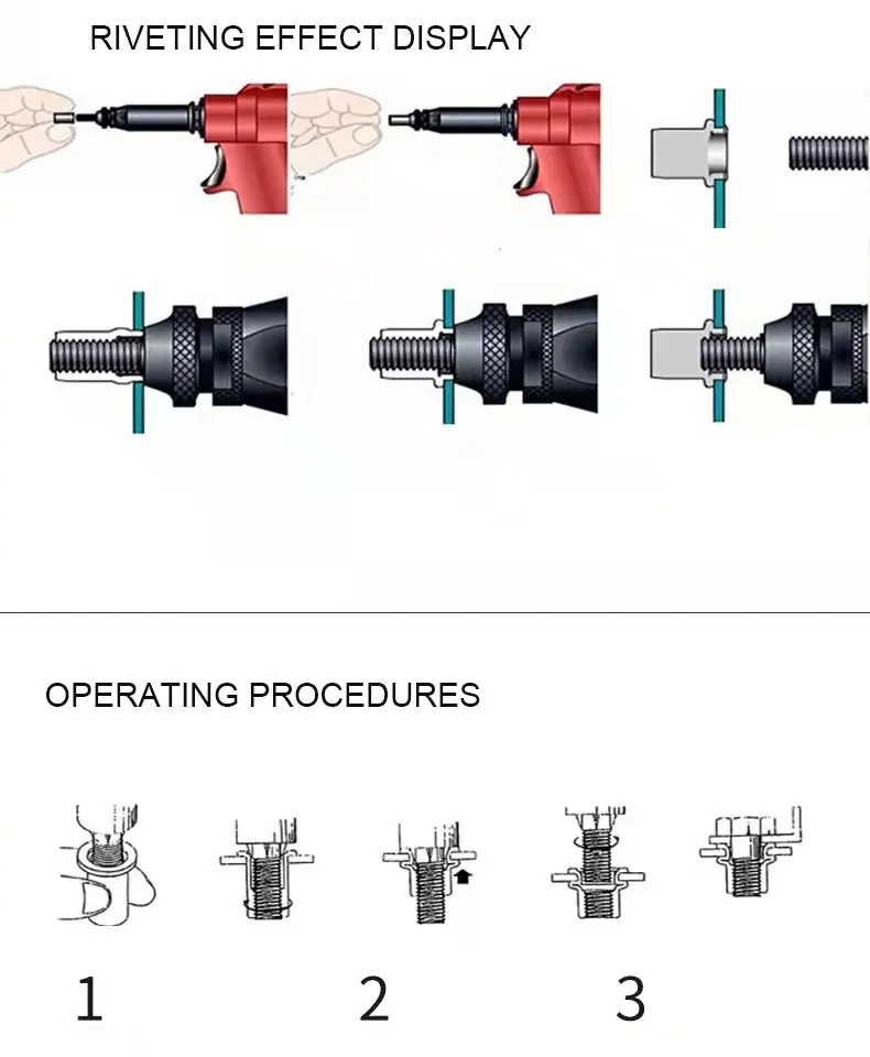 RL-860 Battery Blind Pop  Electric  Rivet