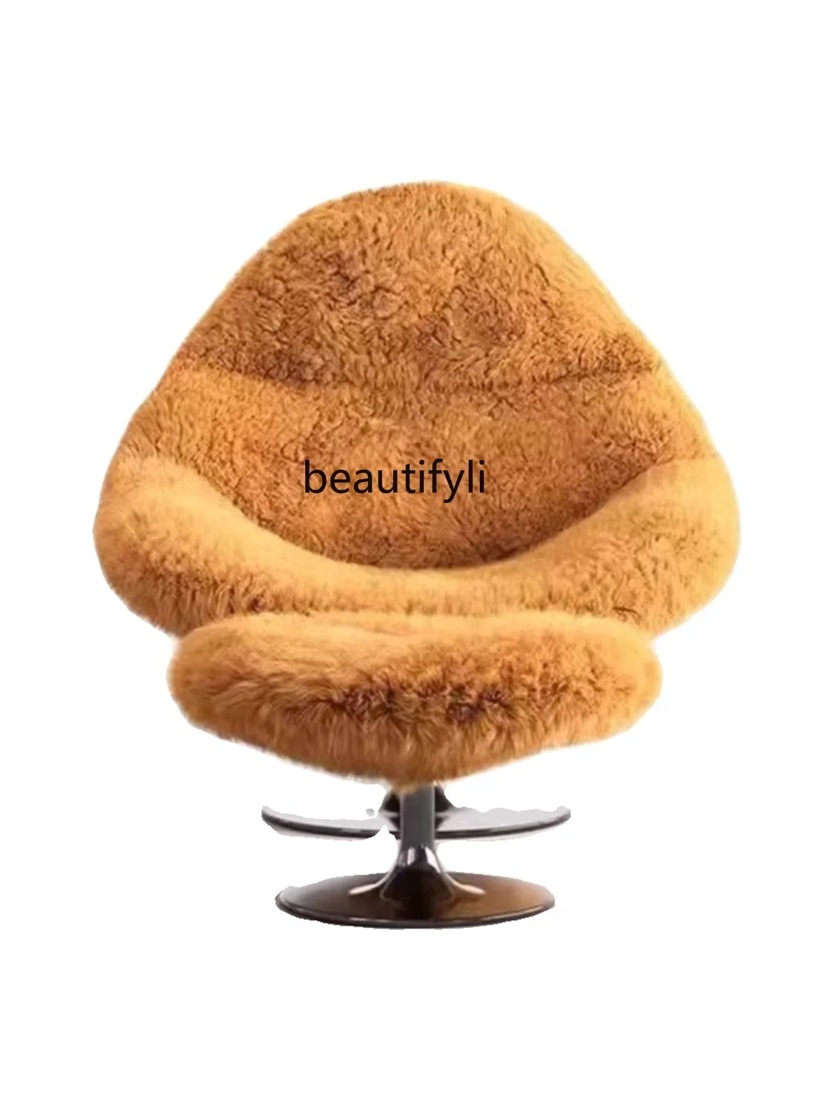 xLight luxury fashion design fiberglass leisure rotating sofa chair Internet celebrity simple home armless pear-shaped chair