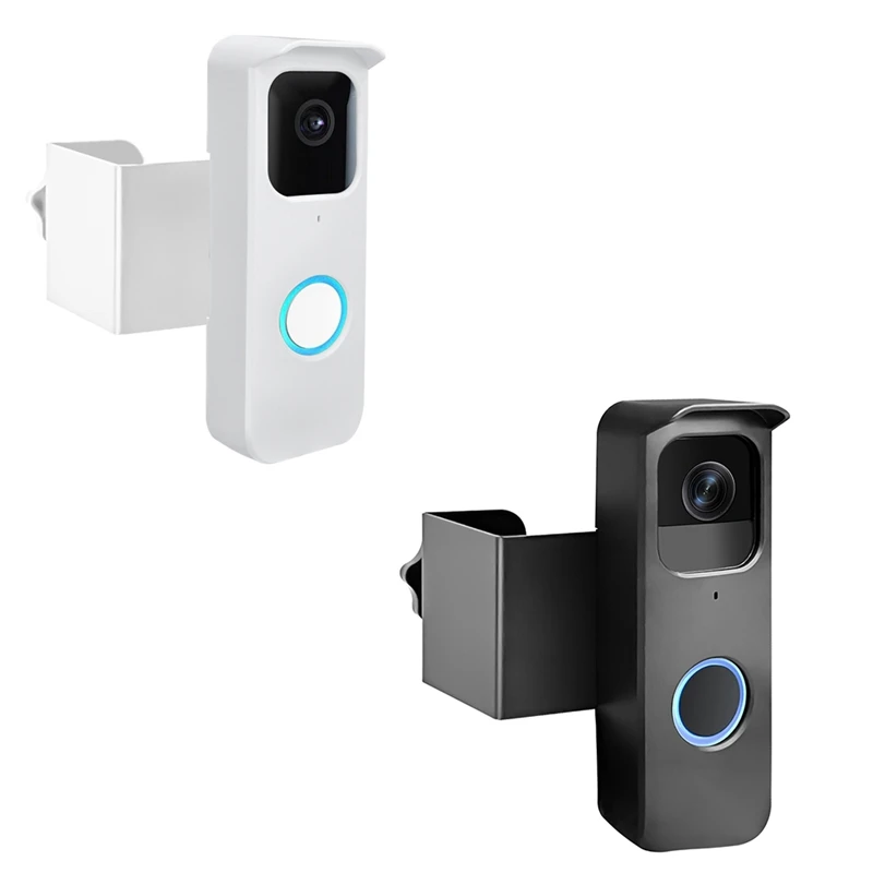 Para montagem de campainha piscante, suporte de montagem de porta de campainha de vídeo antirroubo sem perfuração, não bloquear sensor de movimento de campainha