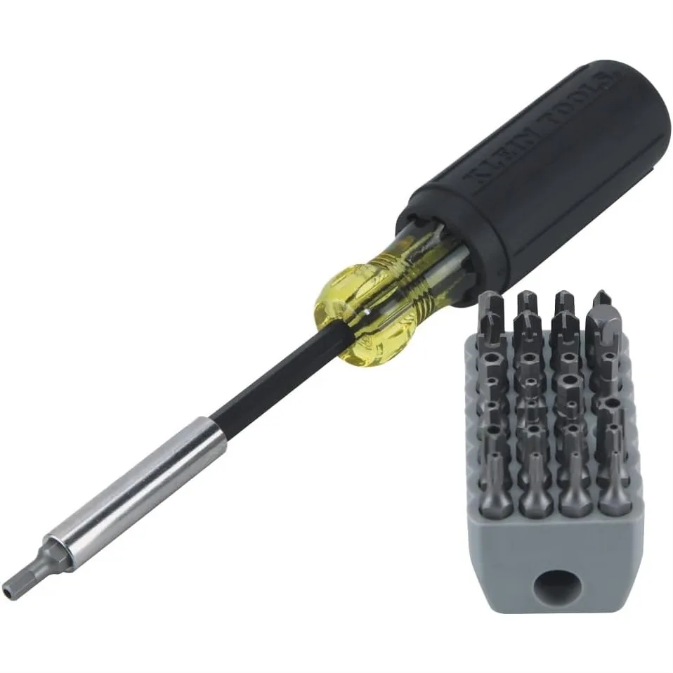 

Магнитная многофункциональная отвертка с насадками Torx, Hex, Spanner и блоком для хранения — прочный инструмент для легких DIY-проектов