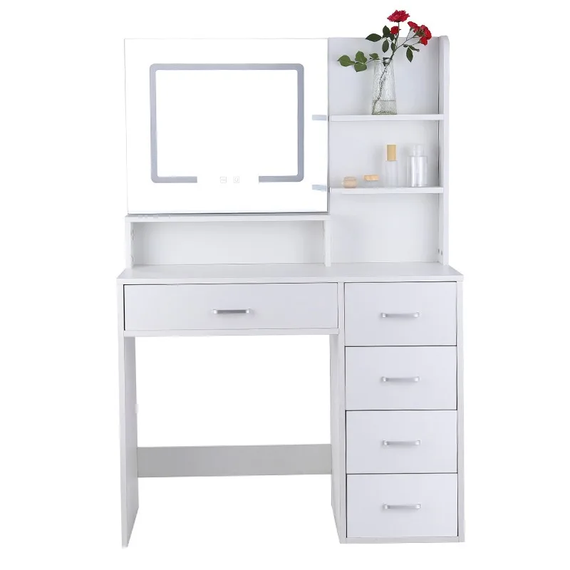 Dresser, mirror table, adjustable lighting, beauty studio, makeup test shop, wedding photography shop