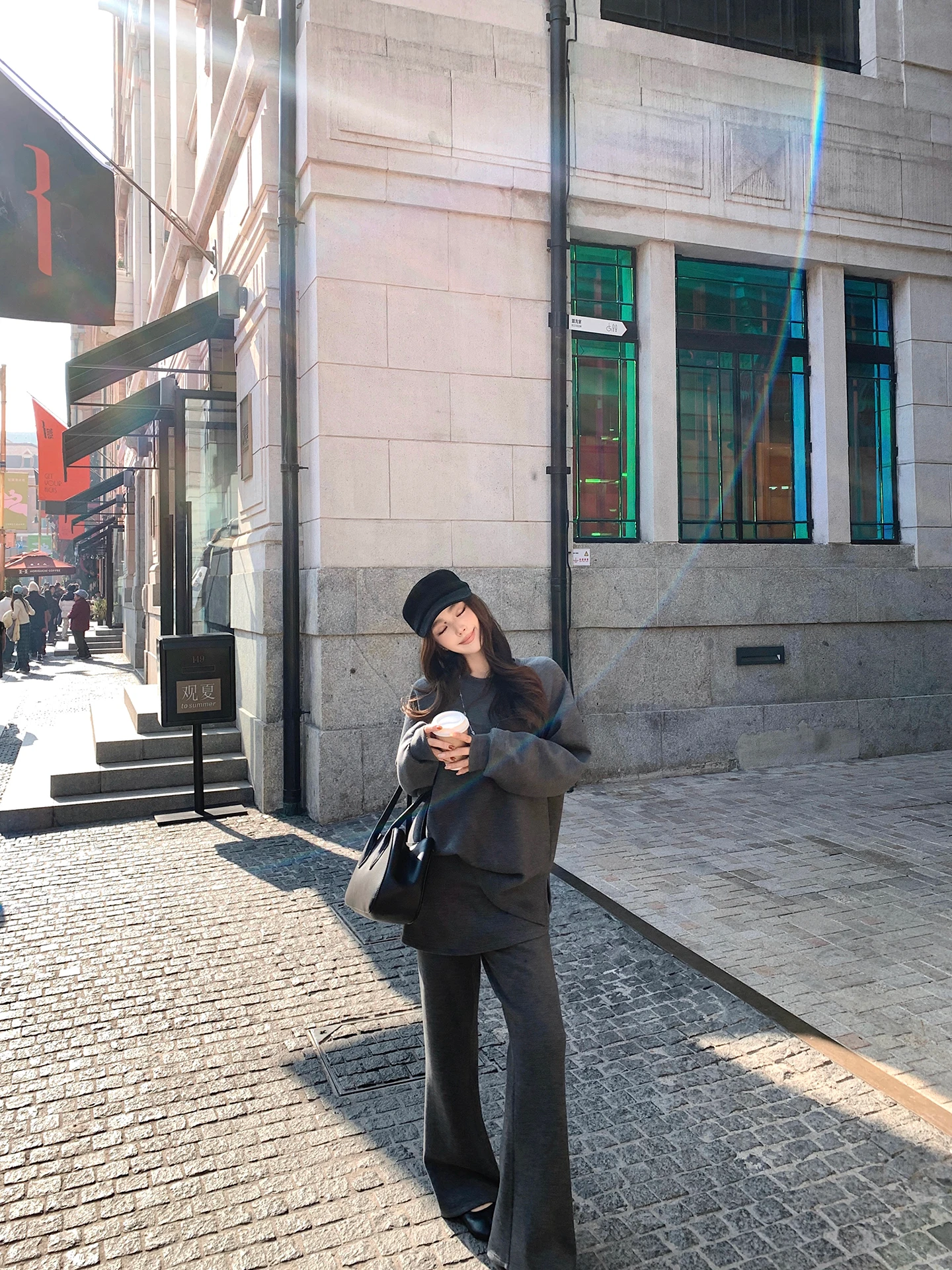 

Комплект Lilylikes: шикарный шерстяной костюм с длинным свитером и повседневными брюками для женщин, зимний модный комплект, удобные свободные брюки