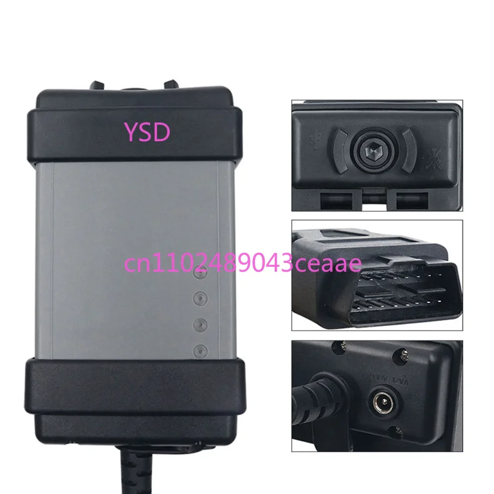DICE 2014D J2534 OBD2 Automotive Diagnostic Scanner Multilingual Tool Supports Win7 System for Vehicle Health Check