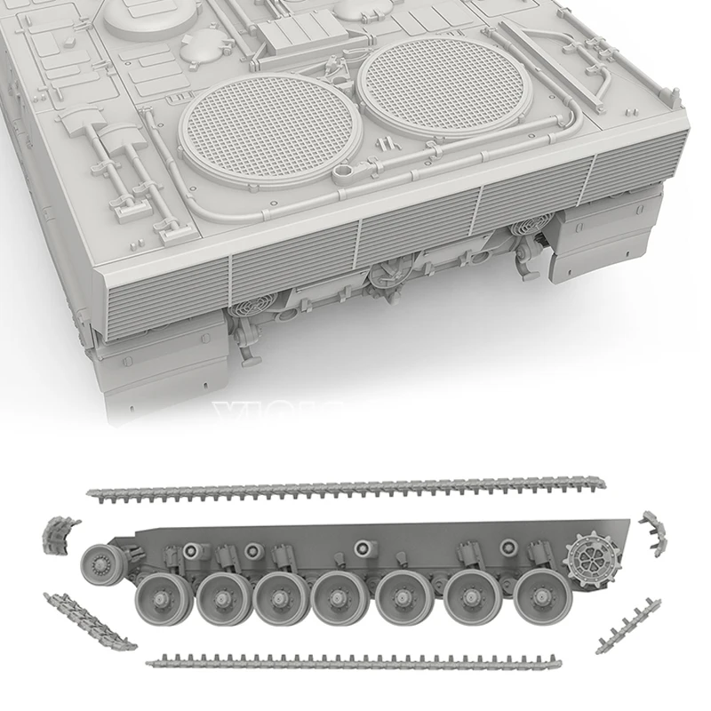 MENG – Kit de modèle de char assemblé en plastique, char de combat principal allemand "léopard" 2A4 72-009 1/72