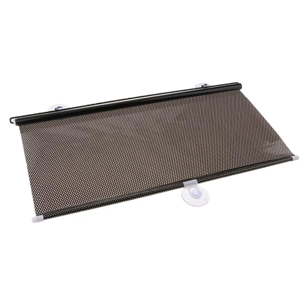 Car Roller Blind Sun Shade Universal PVC Sunproof Window Visor Protector for Sun Protection Car Interior