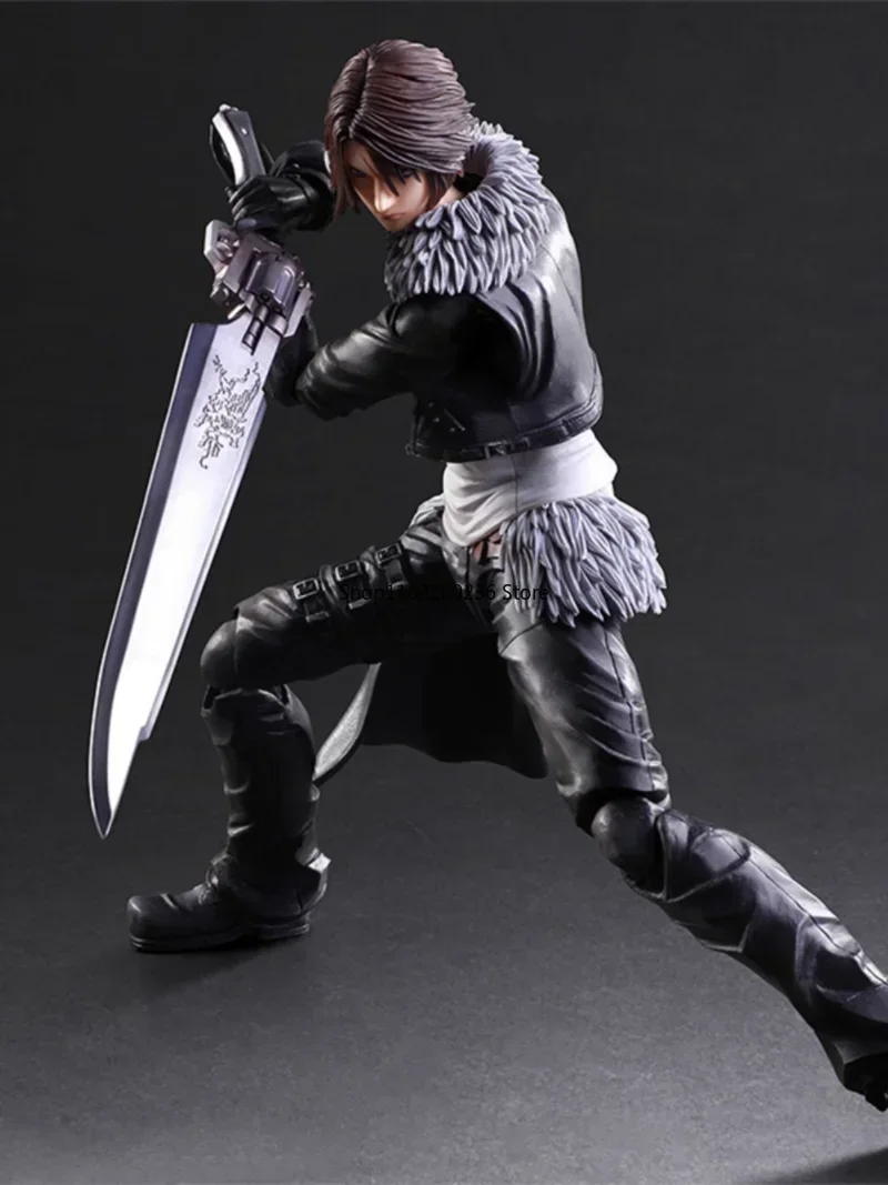 Original SQUARE ENIX PLAY ARTS Final Fantasy VIII FF8 Squall Leonhart Action Figure Active Joints Model Collectibles Gift