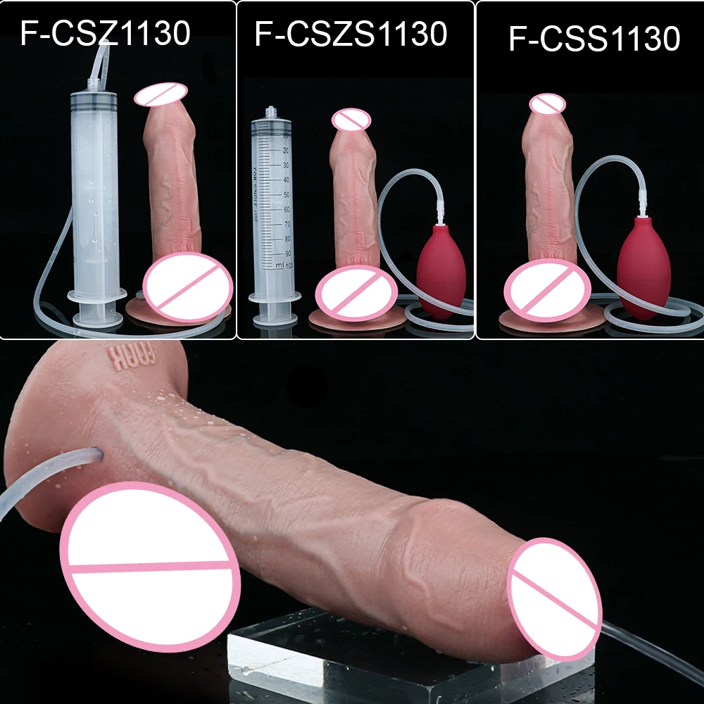 SXXY Foreskin Ultra Realistic Squirting Anal Plug Skin-Friendly Real Touch  Ejaculating Dildo Flexible Erotic Couple Sex Toys - view 4