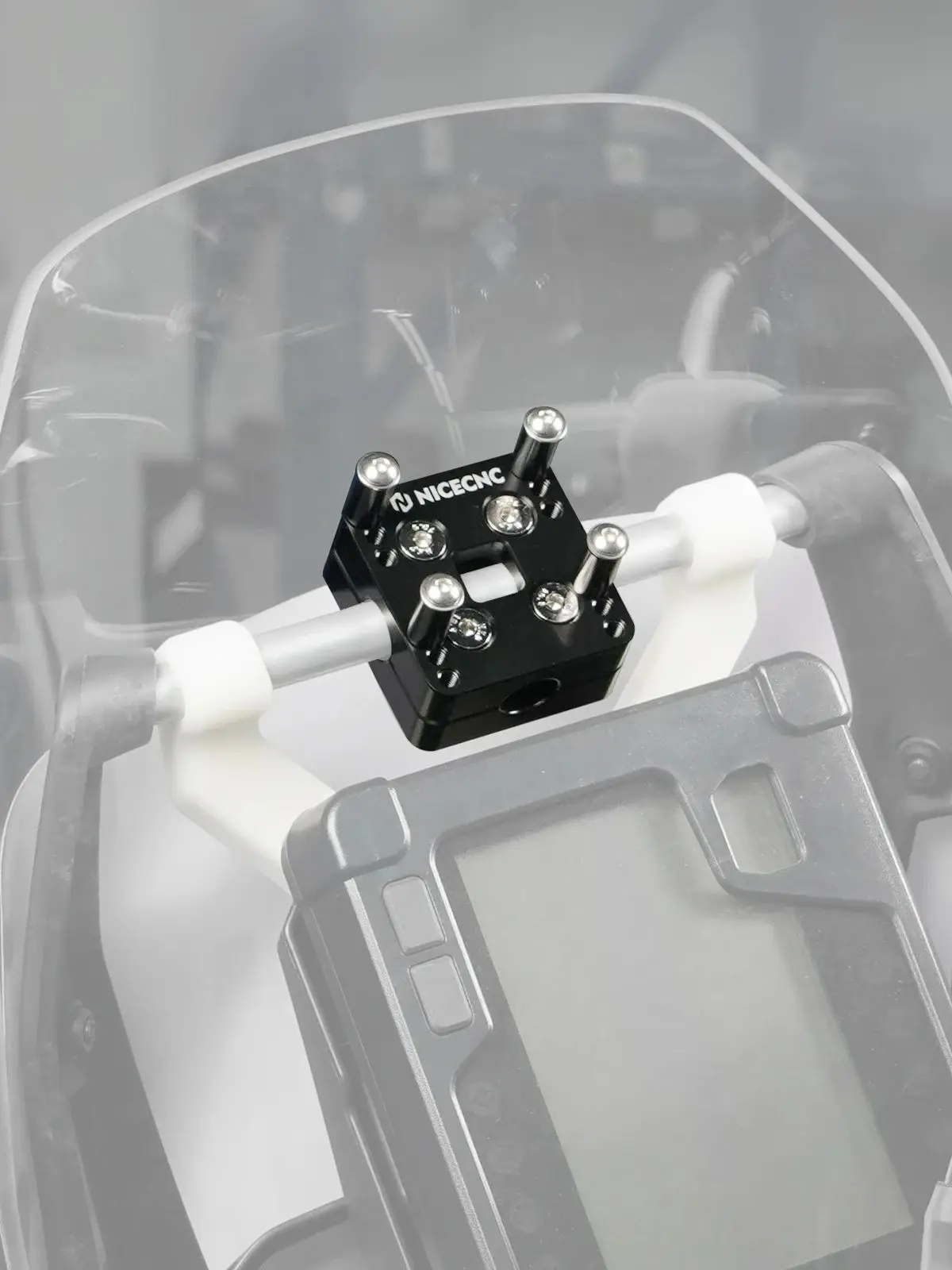 12MM Universele GPS Houder Mount Klem Voor Yamaha Tenere700 XTZ700 BMW R1250GS R1200GS Adventure Garmin Zumo XT2 QuadLock Houder - afbeelding 2