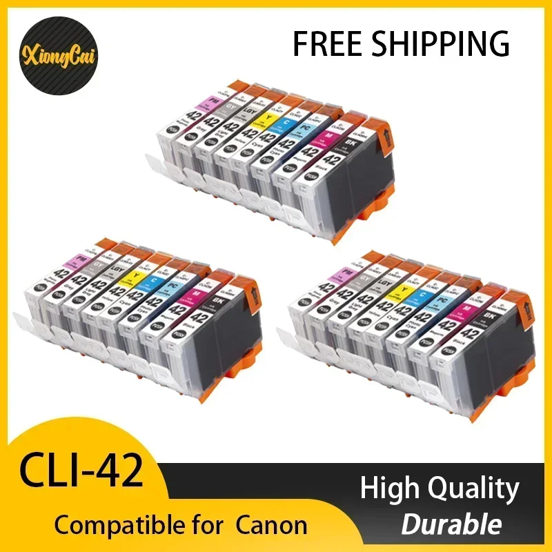 24pcs compatible Ink Cartridge For canon CLI42 CLI 42 CLI-42 For Canon PIXMA Pro-100 100S Printer cartridges Pro-100 100S