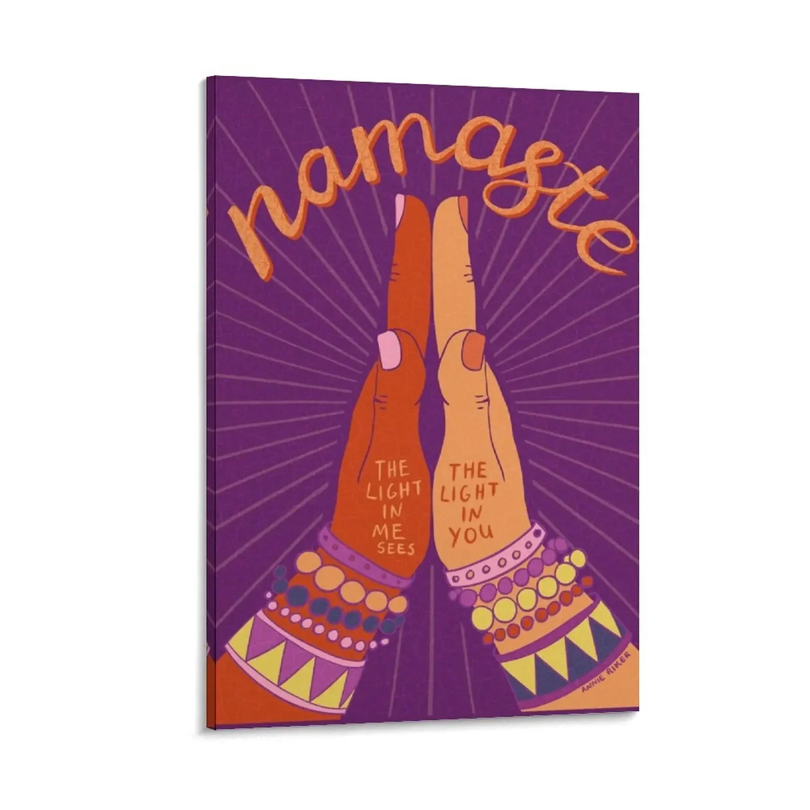 

Namaste Canvas Painting room decorations for men stickers & posters home decoration accessories