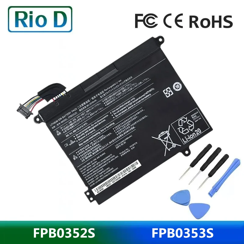 FPB0352S 7.2V 25Wh FPB0353S 14.4V 50Wh Laptop Battery for Fujitsu CP785911-01 FPCBP578 FPCBP579 CP785912-01 CP803415-01