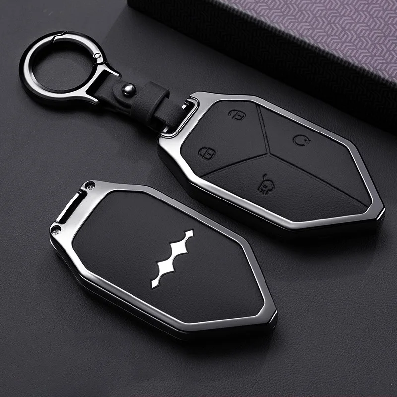 Car Key Case for BYD Formula Leopard SUPER 5 Ultra 8 Titanium 3 9 Fang Cheng Bao Accessories Keychain Cover Shell Holder Fob
