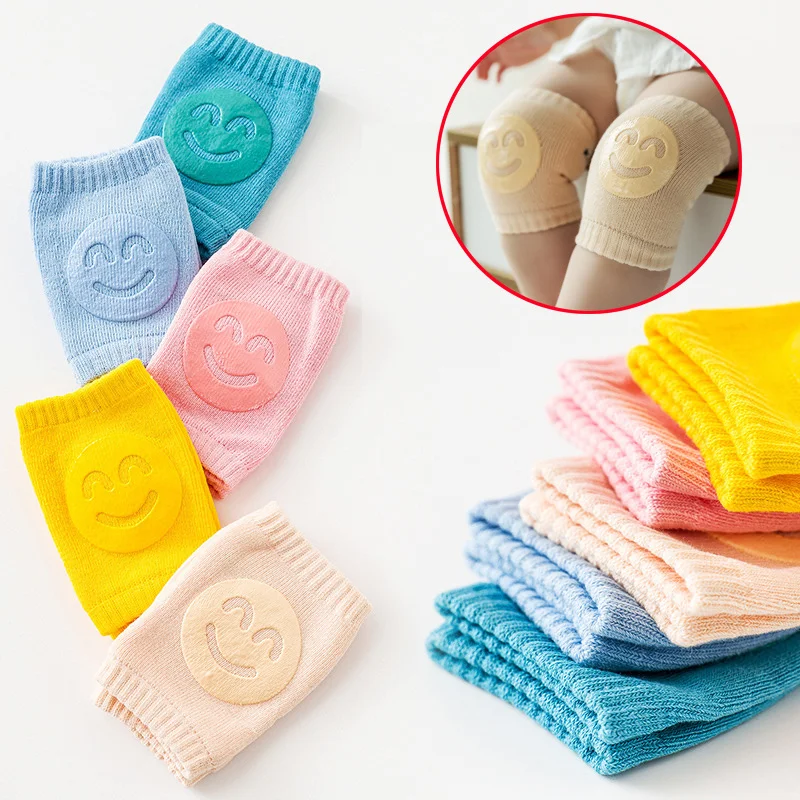 Leg Warmer Knee Support Protector Baby Kneecap 0-3 Yrs Cotton Baby Knee Pads Elastic Kids Safety Crawling Elbow Cushion Toddler