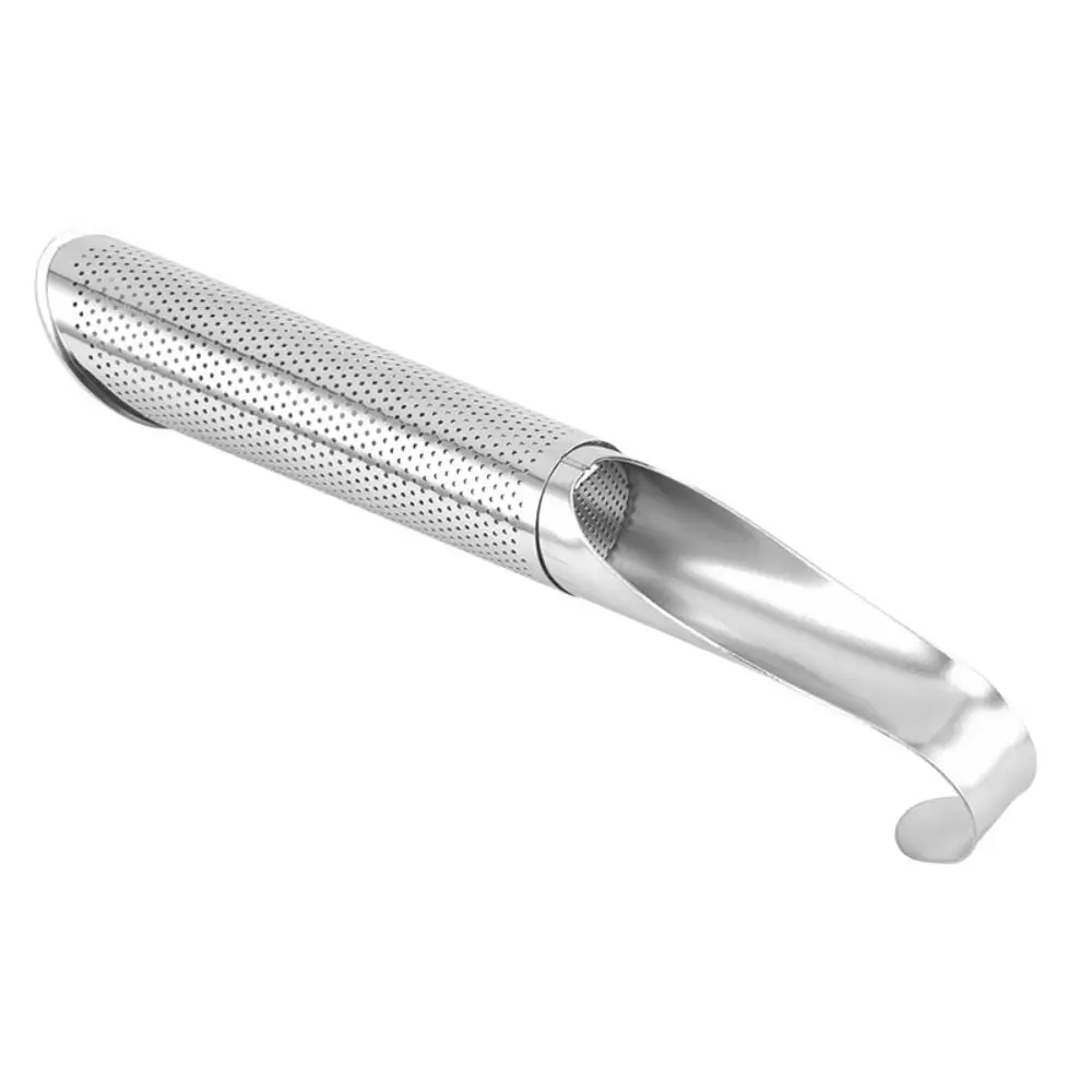 Stainless Steel Tea Diffuser Easy to Clean Durable Mesh Strainer with Hanging Hook Handle Portable Loose Leaf Tea Steeper