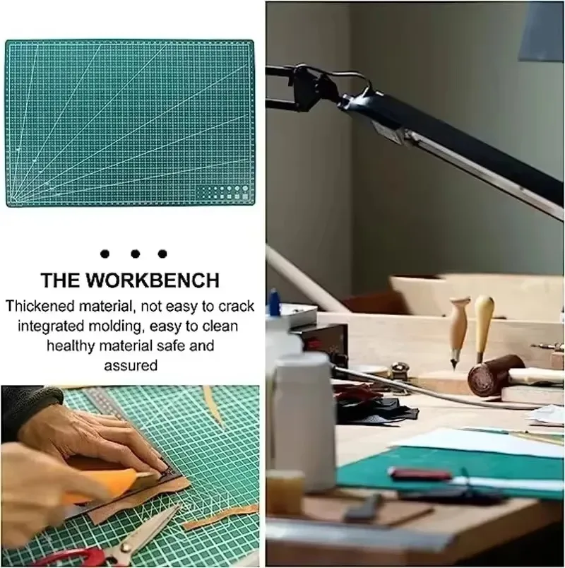 A4 Schneiden Pad Schneiden Bord Patchwork Nähen Werkzeug DIY Leder Handwerk Werkzeug Doppelseitige Selbst-Reparatur Pad Grundplatte