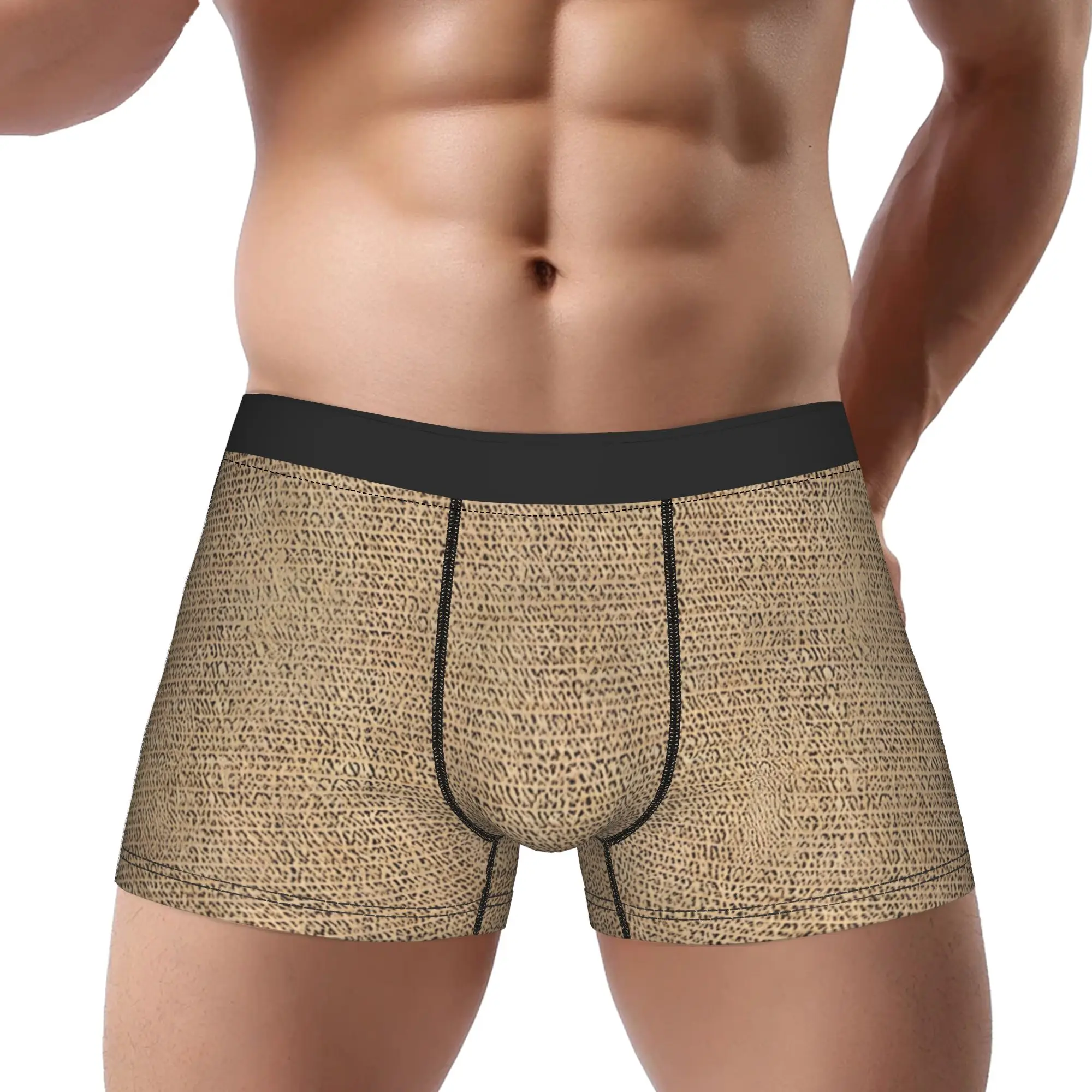 

1piece Sisal Farm Style Sack Cloth Sackcloth Underpants Homme Panties Male Underwear Comfortable Shorts