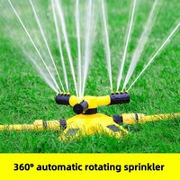 360 ° Automatic Sprinkler Hydro Powered Rotary Spray Garden Lawn Tandem Sprinkler Irrigation Tool