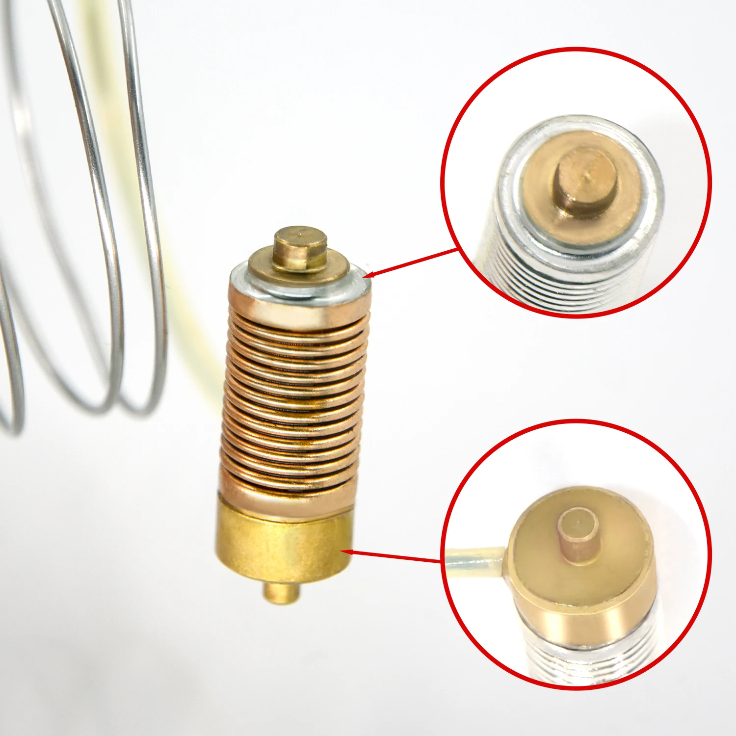 (Dostosowany) Regulator temperatury termostatu zaworu gazowego Zakres temperatur 100-340 ℃ dla pieca gazowego