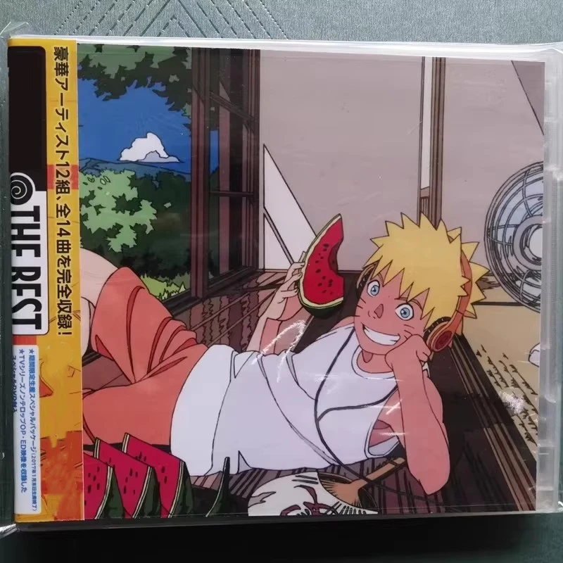 Anime Kakashi Sasuke Toshiro Masuda Music CD The Best Collection Album Music Record+DVD Cosplay Walkman Car Soundtracks Box Gift