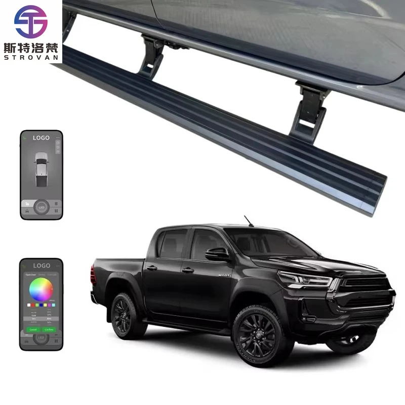 

STLF CLRAK 2011 2014 2017 Hilux Revo GR Sport 4x4 Truck Single Double Cab Automatic Electric Side Step Power Running Boards