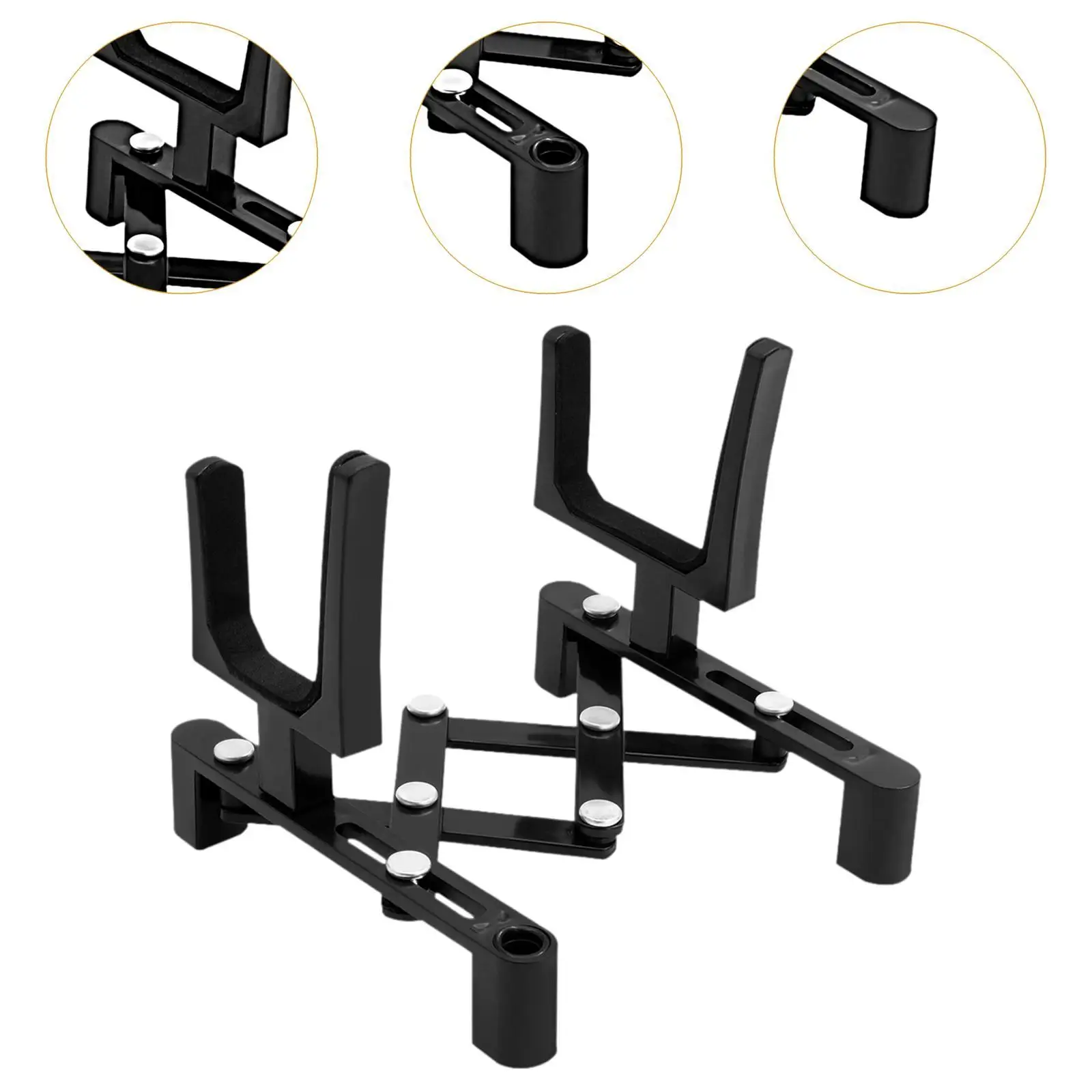 Stretchable Violin Display Stand Telescopic Folding Bracket Stable Floor Rack Music Instrument Accessories for Professional