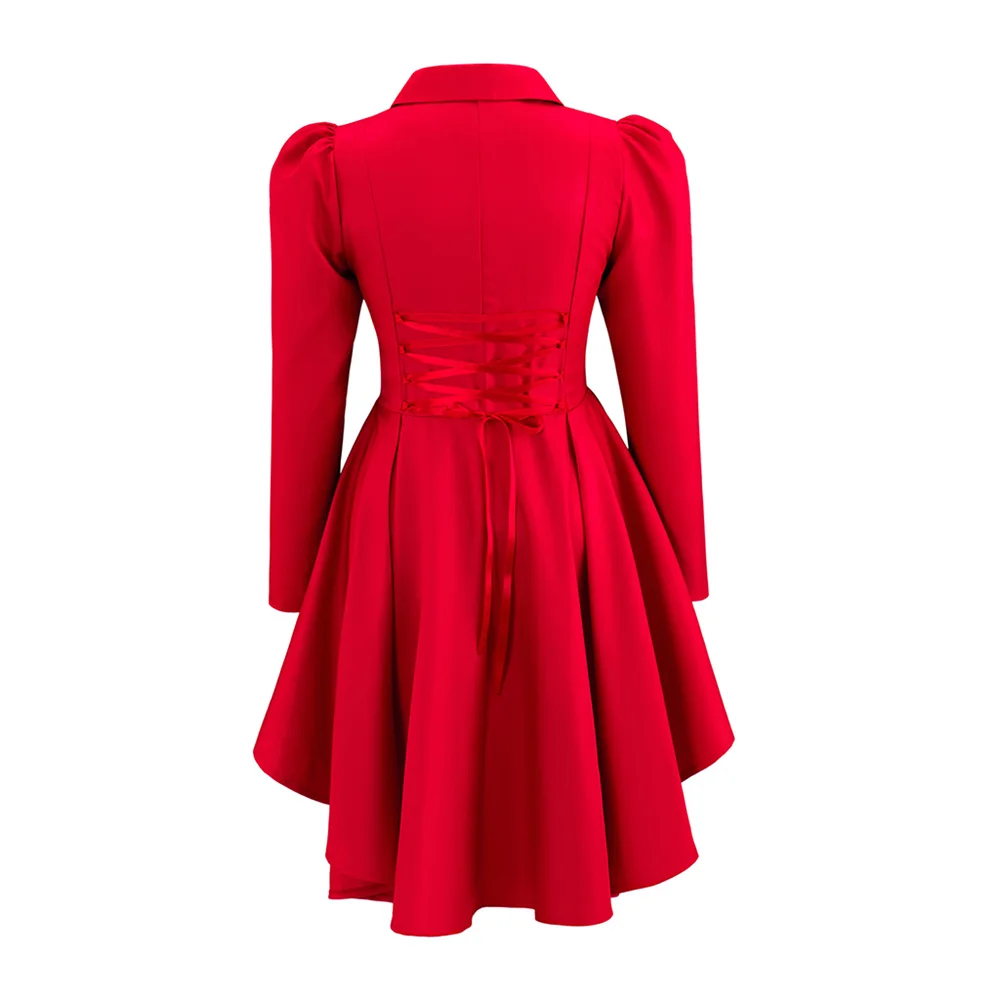 Женская викторианская куртка в стиле стимпанк, средневековый Ренессанс, винтажный готический фрак, смокинг с длинными рукавами, топ