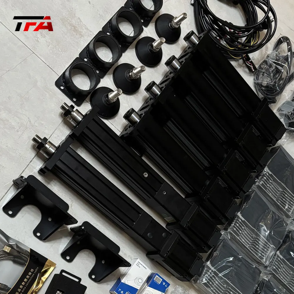 Factory Brand New 6dof Motion Simulator Racing Car Driving Simulator 6dof Motion Platform Flight Simulator Amusement Machine