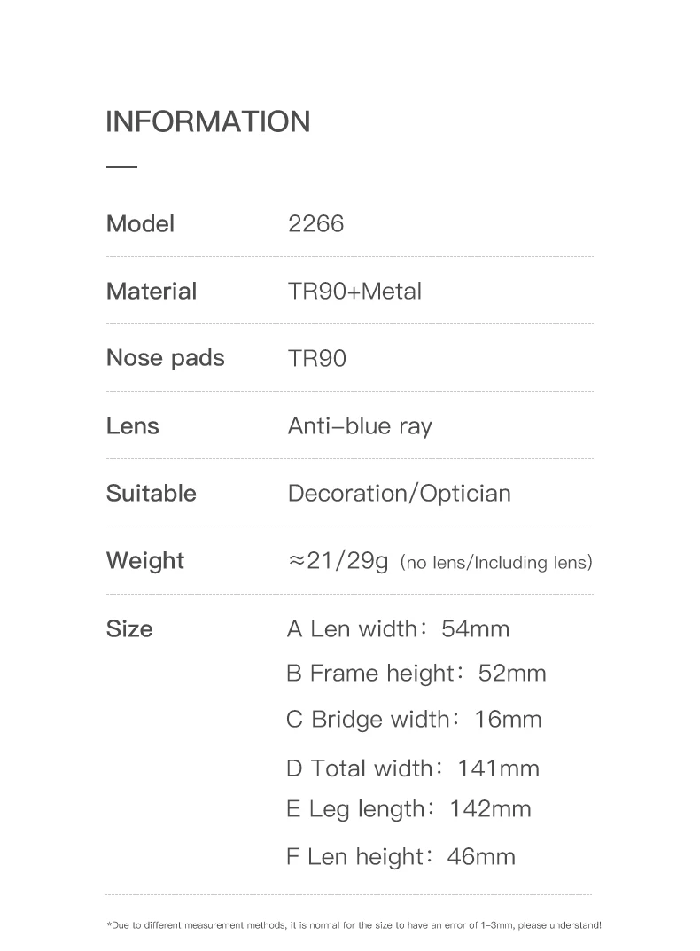 

FOCUL Fashion Cat Eye Custom Prescription Optical Photochromic Glasses Anti Blue Light Multifocal And Progressive Eyeglasses