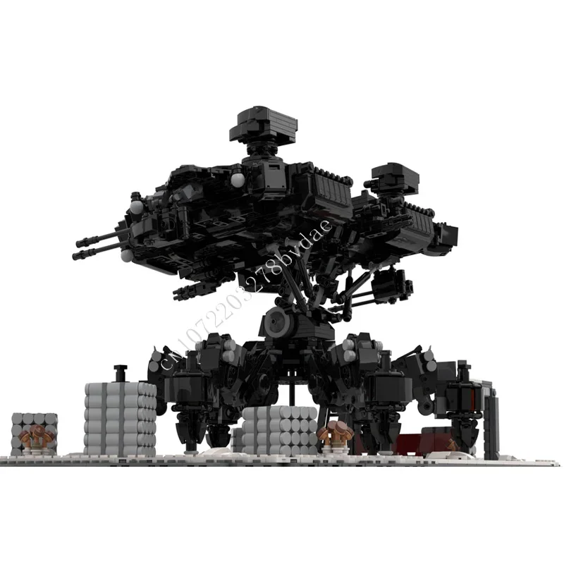 4785PCS The Deathbringer from Horizon Zero Dawn Space War Weapon MOC SpaceShip Battle Model Building Blocks DIY Model Toys Gift