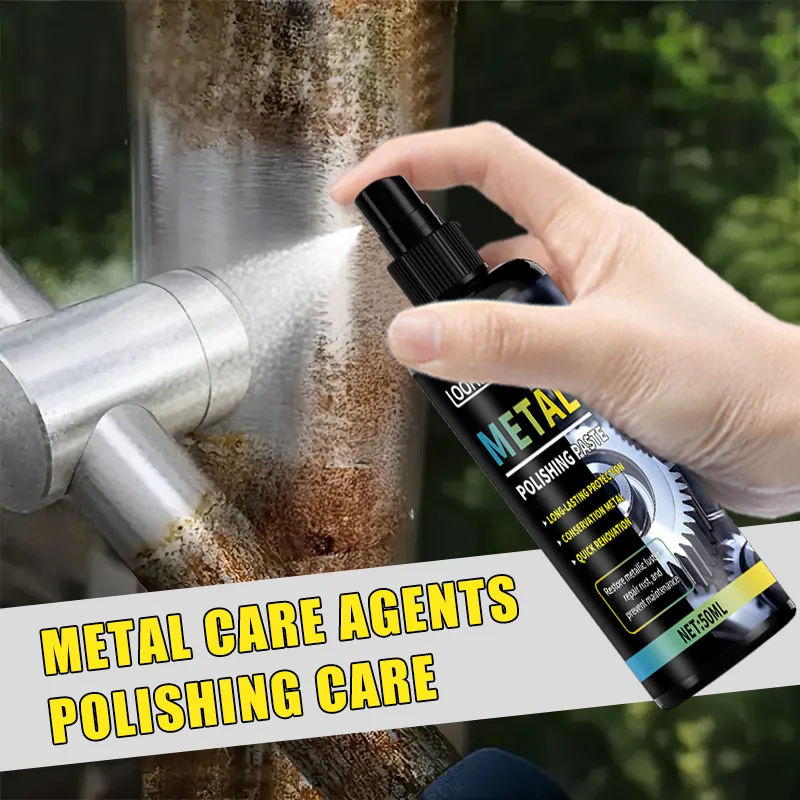 Multi-Purpose Metal Polish Spray for Bathroom Chrome, Kitchen Cookware,Stainless Steel Appliances, Powerful Surface Repair Agent