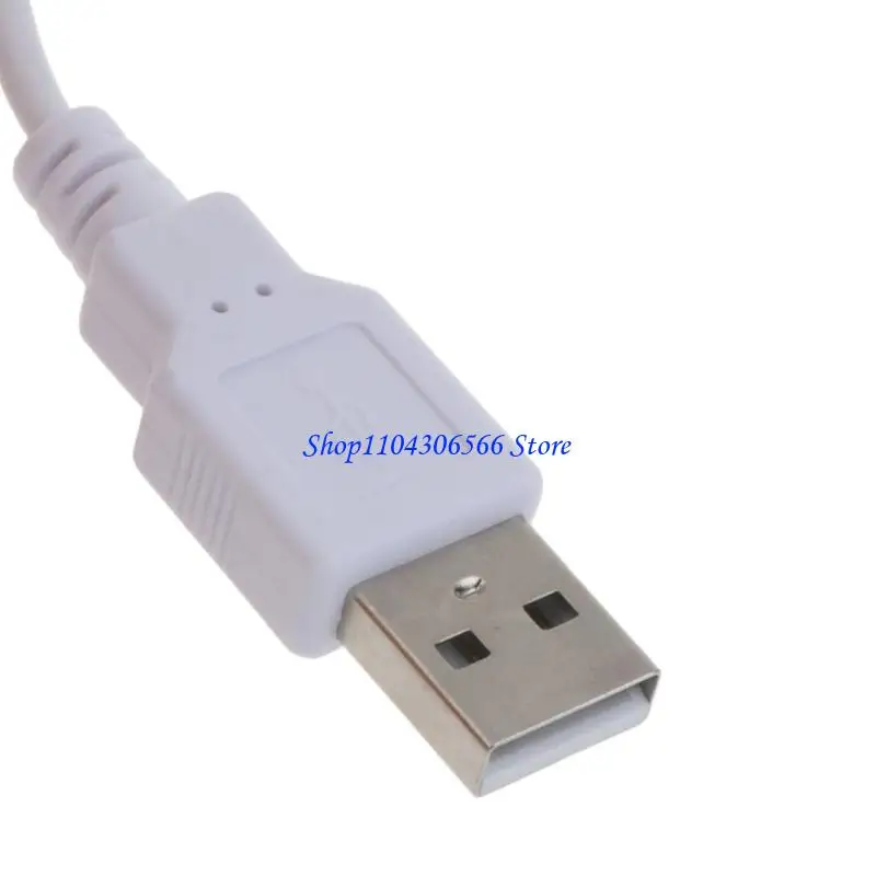 02DD Auxiliary 5V USB to 2.5x0.7mm Power Cable for Various 5V Devices Desk Lamps