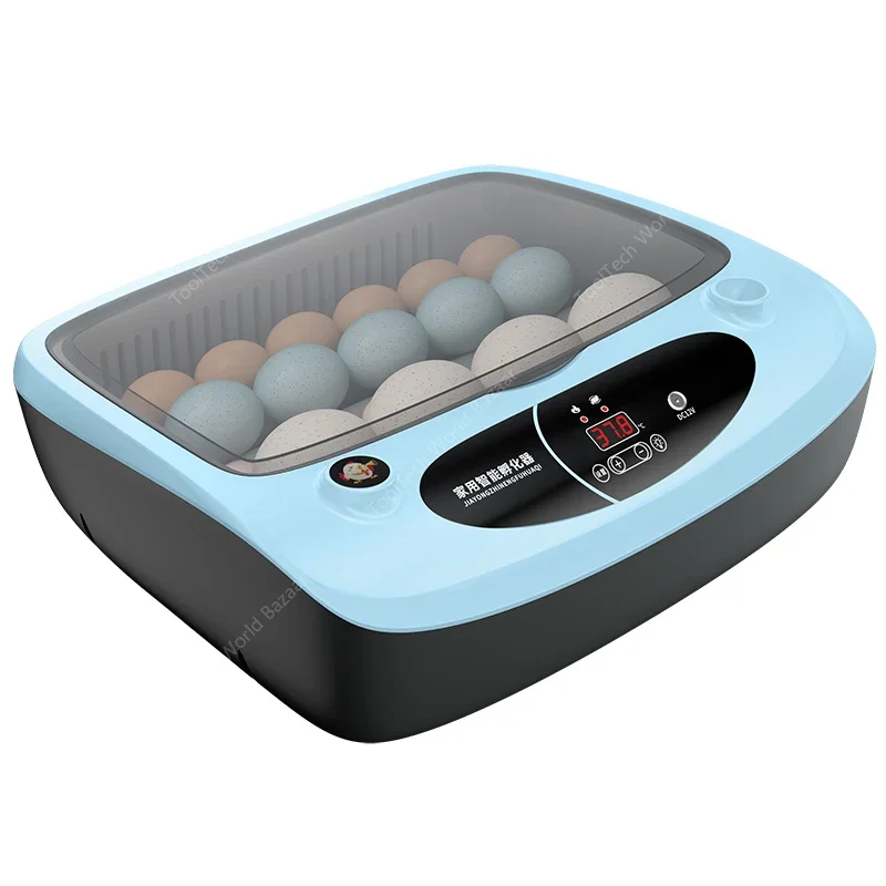 Incubadora inteligente automática, mini incubadora de huevos de gallina rutina para el hogar pequeño