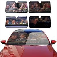 Film B-Back to the Future Car SunShade Windshield Anti-UV Protection Front Sun Shade Protector Interior Cooling  for Vehicle