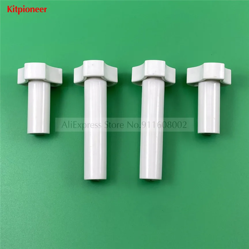 น็อตยึดน็อตสกรูสำหรับ mql 4ชิ้นสีขาวใหม่อุปกรณ์เครื่องทำไอศกรีม M8 2ยาว + 2สั้น