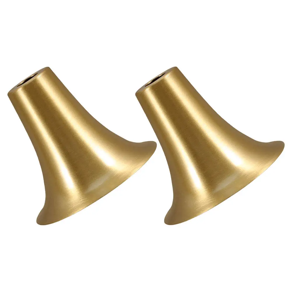 

2Pcs Yellow Brass Lamp Base Cups Vintage Style E27 Lamp Holders Decorative Lighting Accessories for Bedroom Living Room Dining