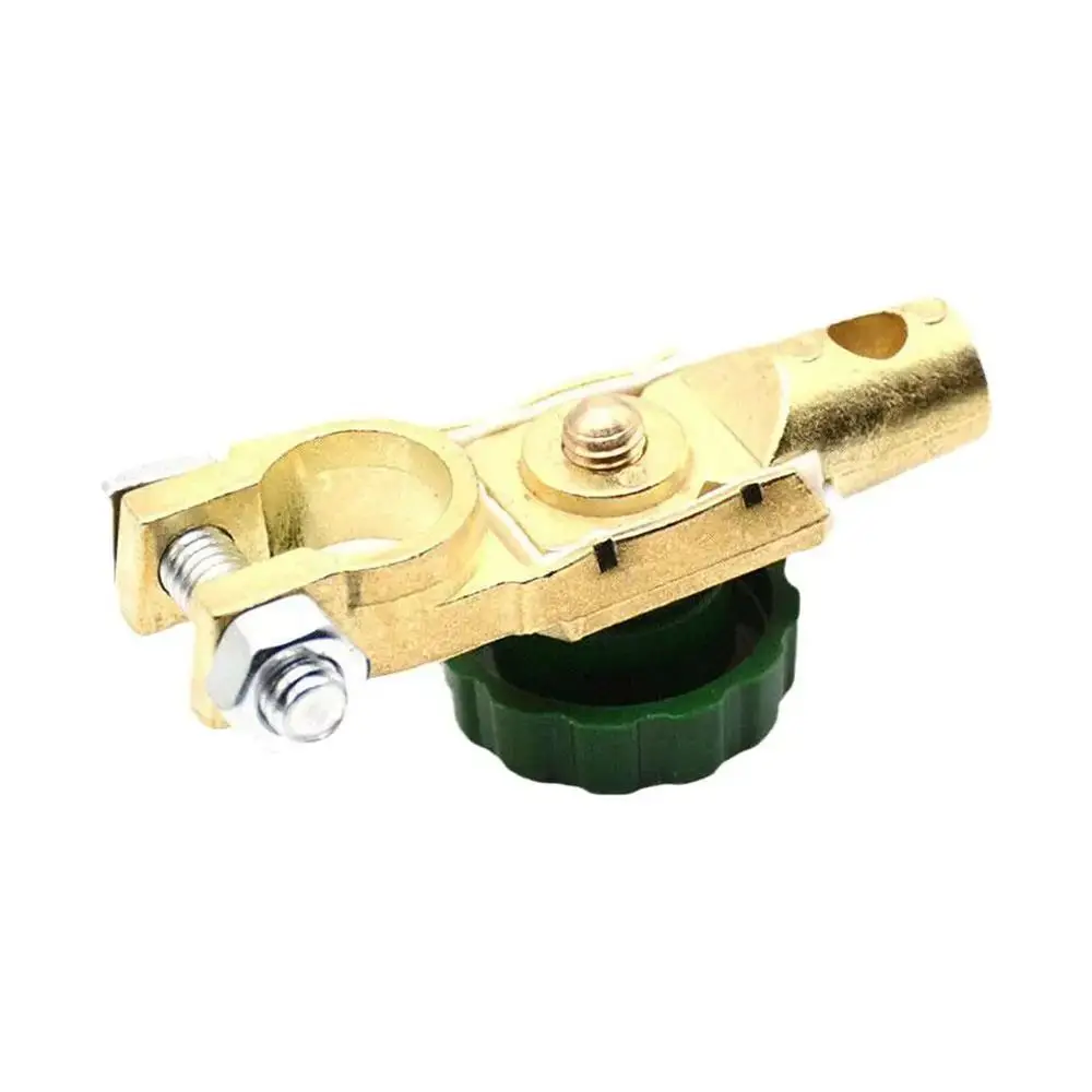 1Pcs Quick Cut-off Disconnect Car Battery Switch Universal Zinc Alloy Isolator Switch Battery Terminal Link Switch