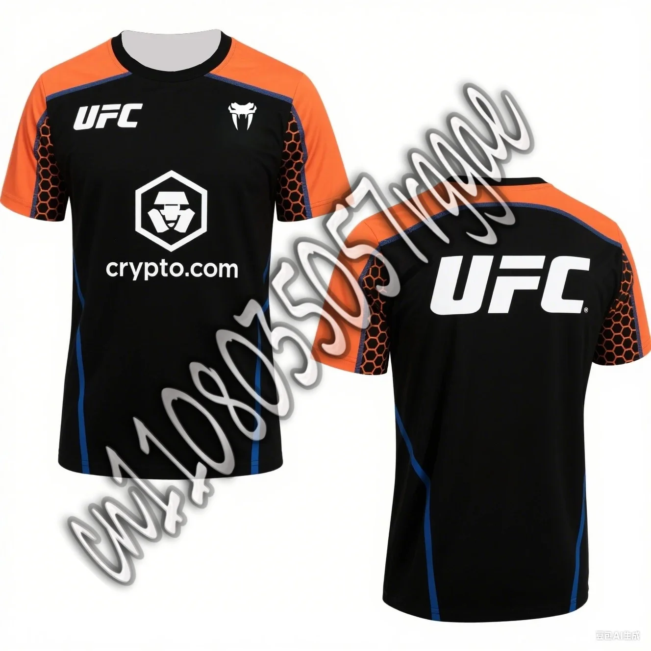 

2025Летний новый продукт, мужская и женская модная футболка UFC для фитнеса и бега, тренировочный спортивный топ для ММА, легкая футболка для фитнеса