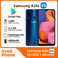 Samsung Galaxy A20S 4g CPU Qualcomm Snapdragon 450 6.5inches Screen 13MP Camera 4000mAh Android Used Phone