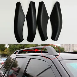 Black ABS Roof Rack Rail End Protective Cover Shell Fit For Land Rover Freelander 2 2006 2007 2008 2009 2010 2011 2012 2013 2014