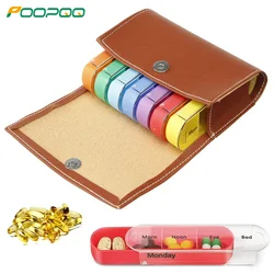 28 Daily Compartments Pill Organizer Case, Weekly Dosis Container Boxes, Medicine Holder Pills Medication Dispenser Box, Vitamin