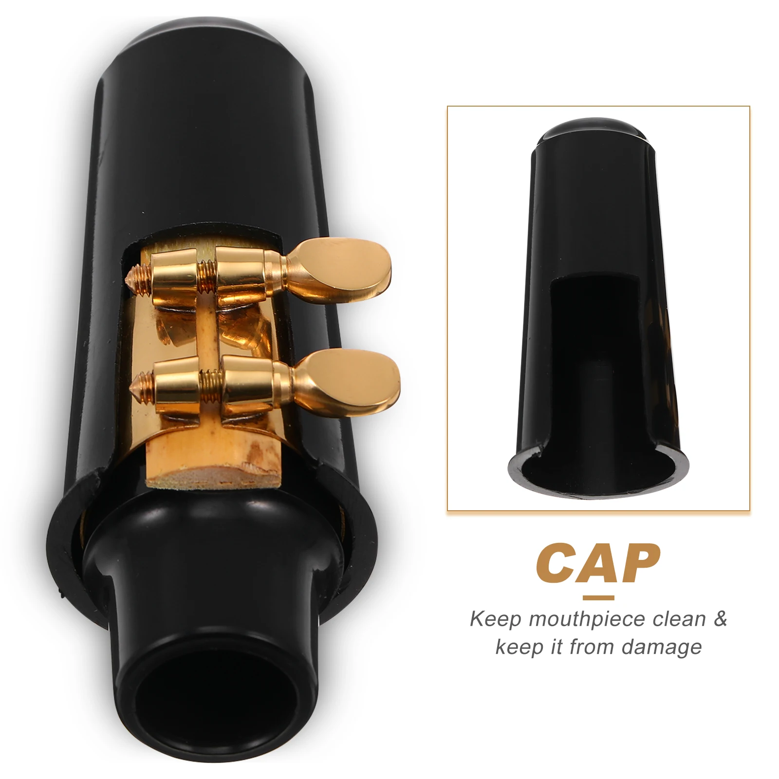 

Saxophone Alto Mouthpiece Kit Music Instrument Accessories Clarinet Reed and