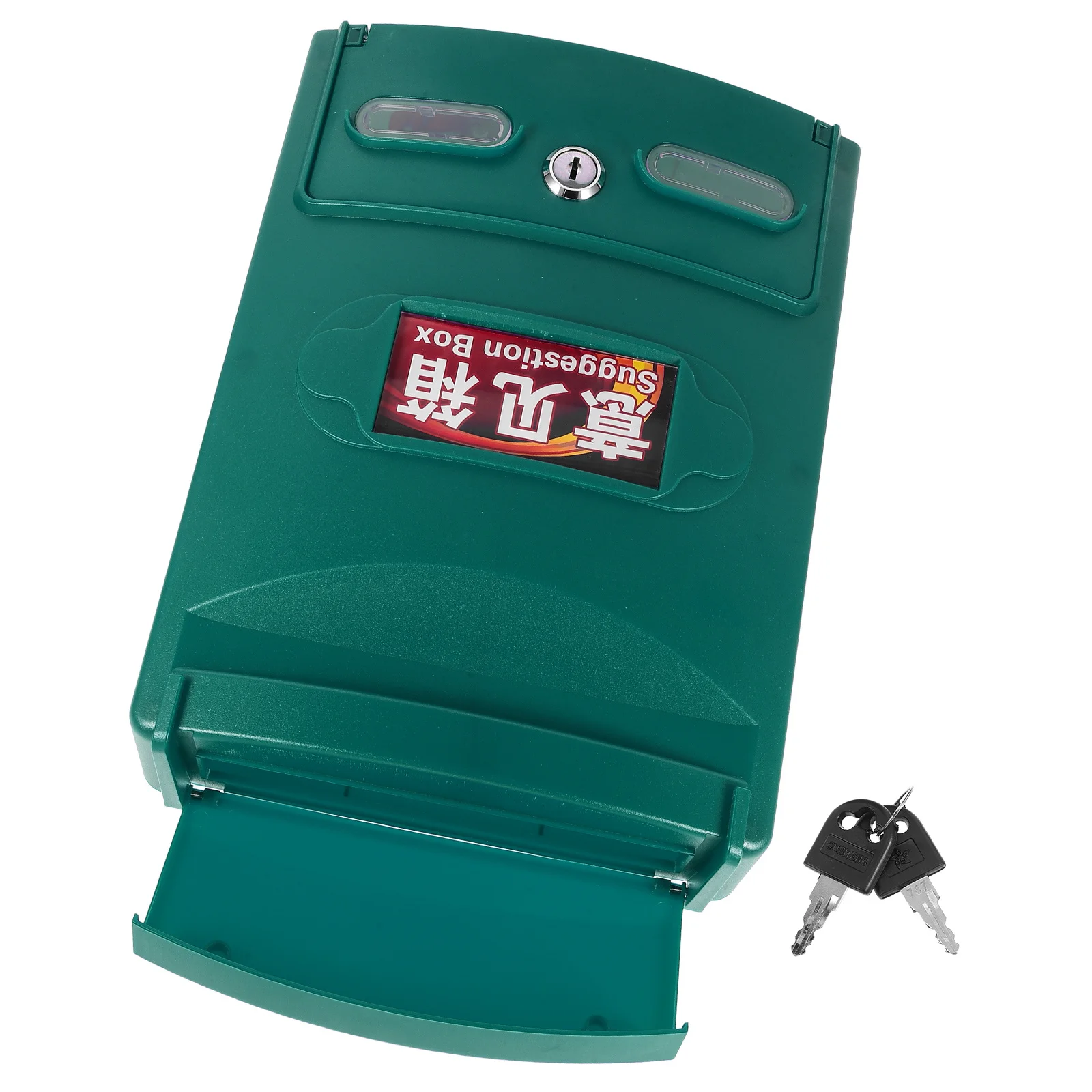 

1Set Secure Lockable Mailbox for Outside Wall Mount Waterproof Letter Box Residential Office Safety Document Storage Plastic