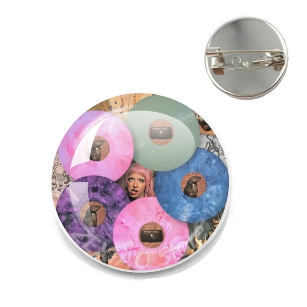 Singer M-Melanie M-Martinez Pins Hades Pins Badges 2026 Album Picture Round Brooch Cartoon Cosplay BadgesBag Hat Toys Gifts