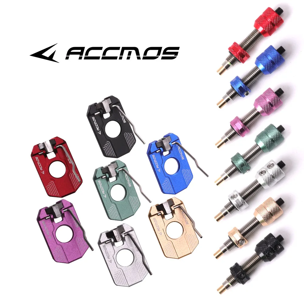 ACCMOS Bow Copper Core Side Pad Cushion Plunger Thread Arrow Rests Recurve Bow Pressure Button Archery Accessories Parts Sets