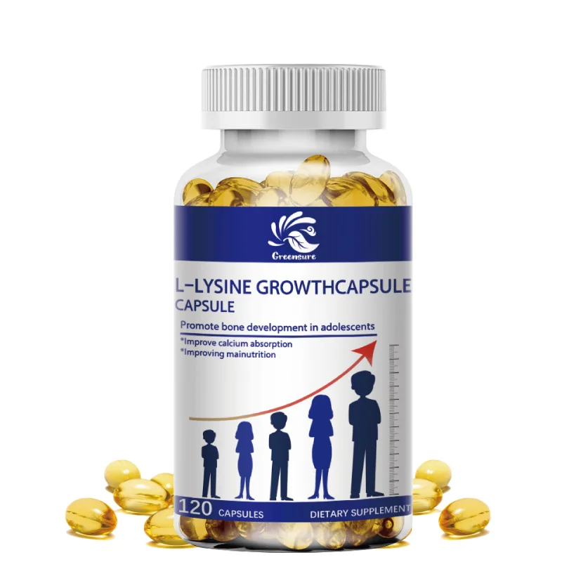 120 Capsules L-Lysine Supplement 1000 Mg, Amino Acid, Supports Mental Alertness, Neurotransmitter Support & Immune Function