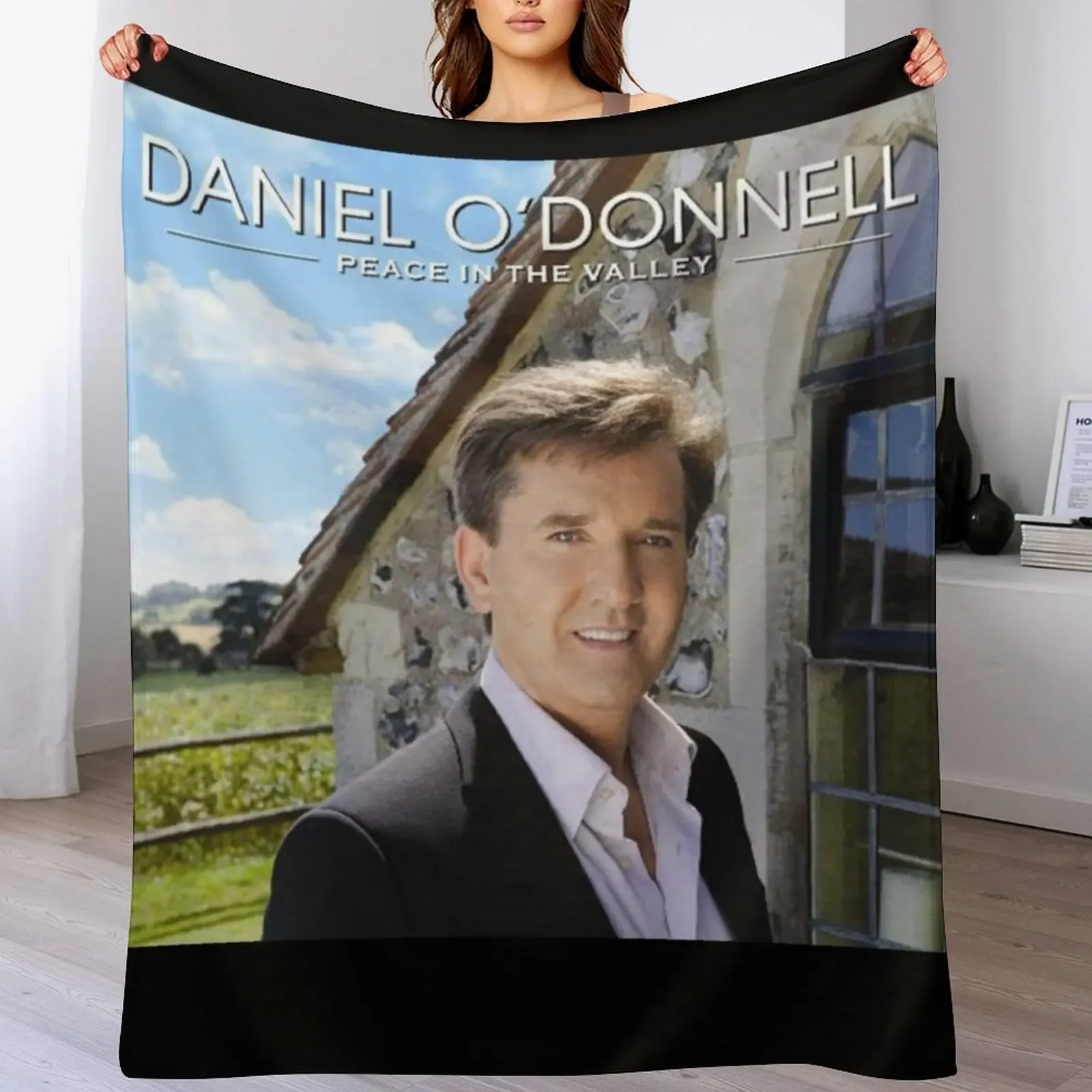 Daniel O'Donnell Peace in the Valley Throw Blanket Outdoor Soft Blanket for Picnic Beach Camping