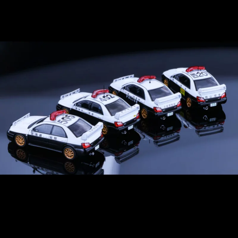 Rollin 1:64 Impreza 8th Generation Japanese Police Car Alloy Model